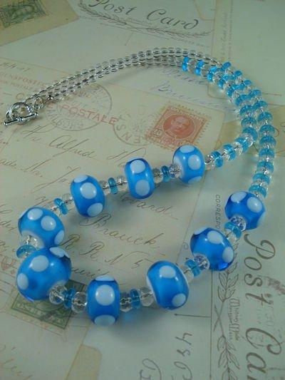 Ocean Blue Round Beads